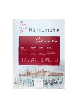 Bloco Aquarela Veneto 325g 30x40 12fls Tf 10628505 Hahnemuhle