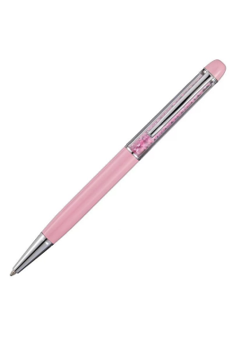 Caneta Esf. Cristal Rosa Claro Yw10044f Crown