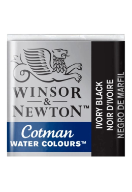 Aquarela Pastilha Ivory Black 0301331 Winsor & Newton