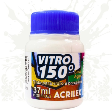 Tinta Vitro 150 Branca 37ml 519 Acrilex