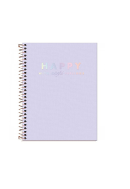 Caderno Colegial Esp. Cpp 10x1 160fls Hapy Lilas 306983 Tilibra