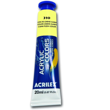 Tinta Acrilica 20ml 310 Carne Claro Acrilex