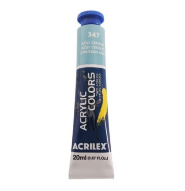 Tinta Acrilica 20ml 347 Azul Ceruleo Acrilex