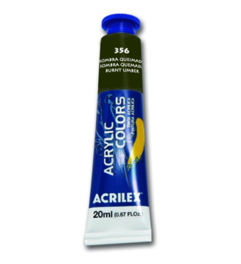 Tinta Acrilica 20ml 356 Sombra Queimada Acrilex