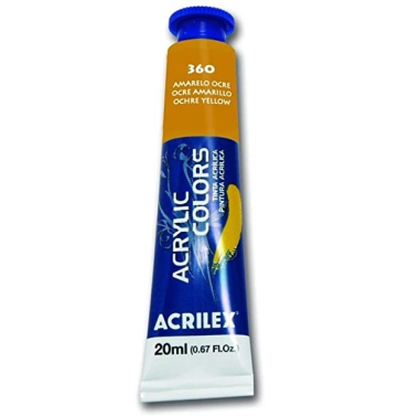 Tinta Acrilica 20ml 360 Amarelo Ocre Acrilex