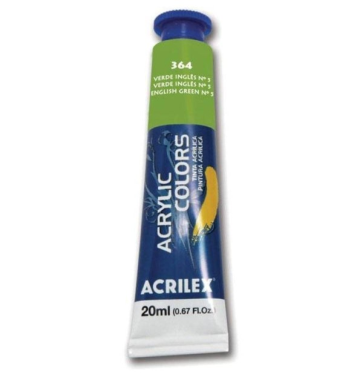 Tinta Acrilica 20ml 364 Verde Ingles Acrilex
