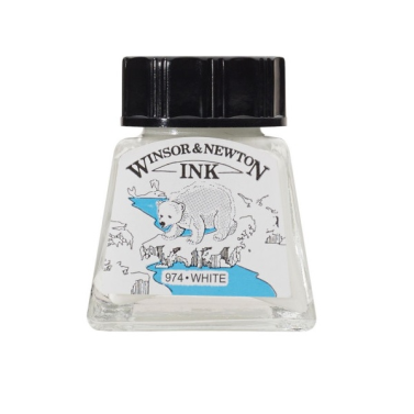 Tinta Desenho 14ml White 1005702 Winsor & Newton