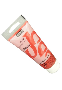 Tinta Acrilica 100ml Vermelho Scarlet 20 Pebeo