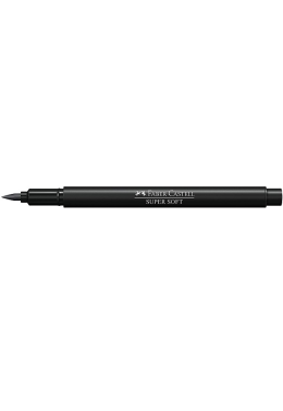 Caneta Pincel Soft Preta Hsoft-pt Faber