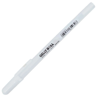 Caneta Gel Branca Gelly Roll 0,5mm Sakura