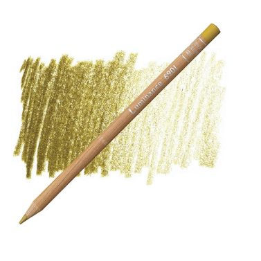 Lápis de Cor Luminance 025 Green Ochre Caran D´ache