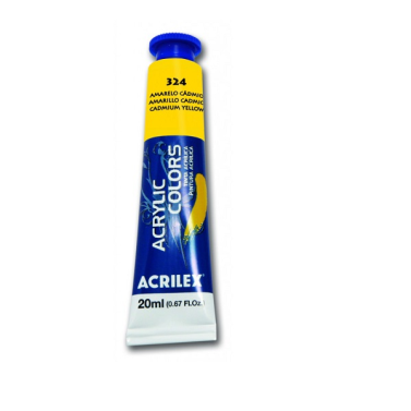 Tinta Acrilica 20ml 324 Amarelo Cadmio Acrilex