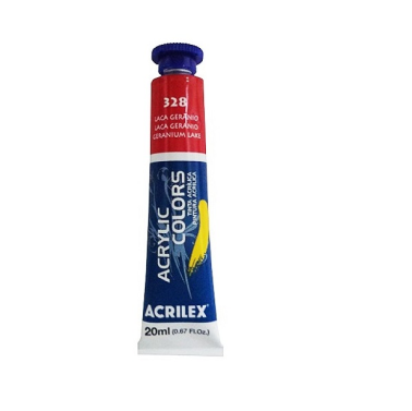 Tinta Acrilica 20ml 328 Laca Geranio Acrilex