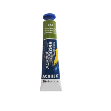Tinta Acrilica 20ml 365 Verde de Hooker Acrilex