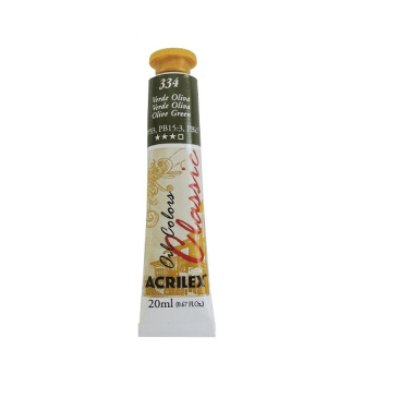 Tinta Oleo 20ml 334 Verde Oliva Acrilex