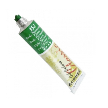 Tinta Oleo 20ml 352 Verde Permanente Claro Acrilex