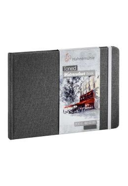 Caderno Aquarela Toned Cinza 200g 14x14 30fls 10625172 Hahnemuhle