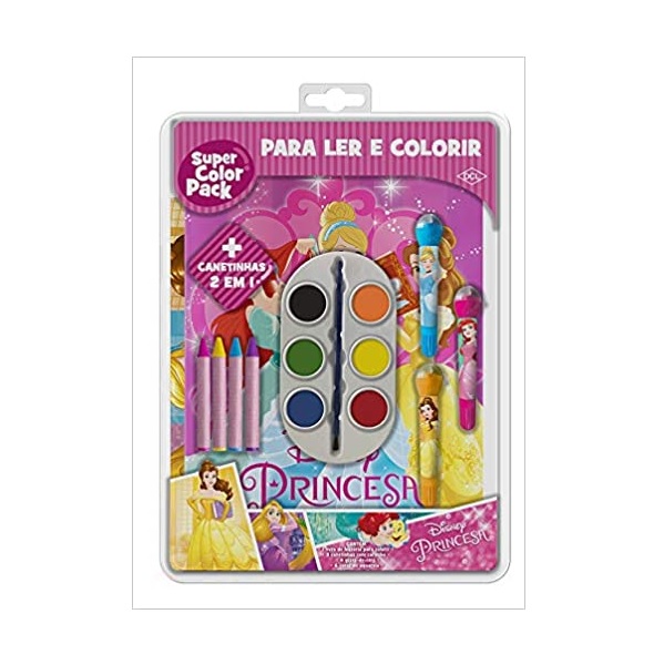 LIVRO INFANTIL VAMOS COLORIR DCL PRINCESAS