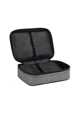Estojo Box Academie Cinza 315869 Tilibra