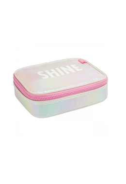 Estojo Box Academie Shine Rosa 312231 Tilibra
