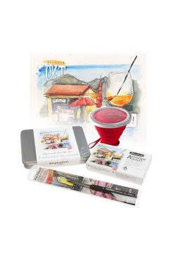 Kit Inspiration Aquarela Schmincke 9 Cores Hahnemuhle