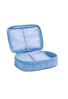 Estojo Box Academie Azul Claro 307076 Tilibra