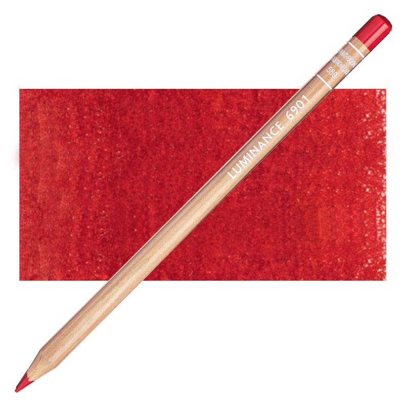 Caran D'Ache Luminance Farbstift – Anthrachinon-Karmin Rot – Profi-Künstlerstift Mit FSC-Zertifizierung