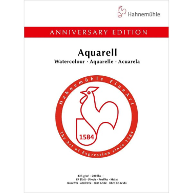 Bloco 425gr 30x40cm Textura Fina Anniversary 15fls 10650071 Hahnnemuhle
