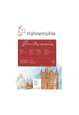 Bloco Aquarela Britannia 300g 30x40 12fls Tr 10628972 Hahnemuhle