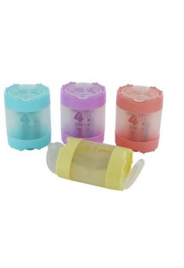 Apontador 4 Aberturas Pastel Kum