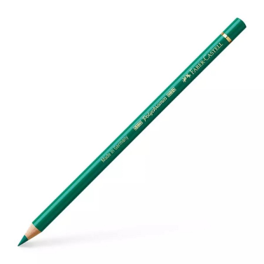 Lápis de Cor Polychromos 9201-264 Verde Escuro Phthalo Faber