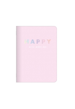 Caderneta 12,3x17,6cm 80fls Happy 310379 Tilibra
