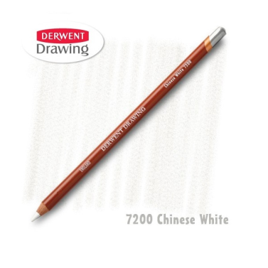 Lápis de Cor Drawing Chinese White 7200 Derwent