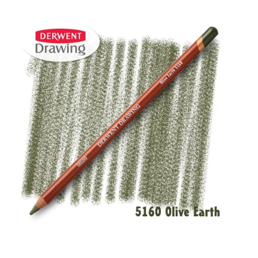 Lápis de Cor Drawing Olive Earth 5160 Derwent