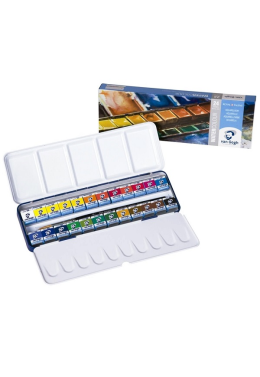 Estojo Aquarela Pastilha C/24 20838624 Van Gogh