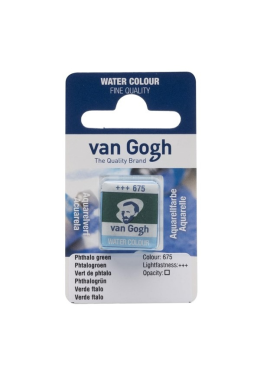 Aquarela Pastilha 675 Phthalo Green Van Gogh