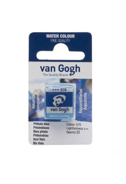Aquarela Pastilha 570 Phthalo Blue Van Gogh
