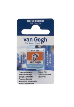 Aquarela Pastilha 266 Permanente Organge Van Gogh