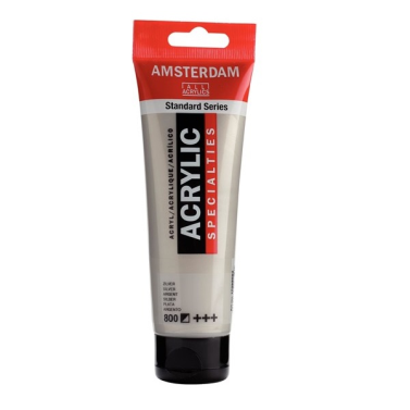 Tinta Acrilica 120ml 800 Silver Amsterdam