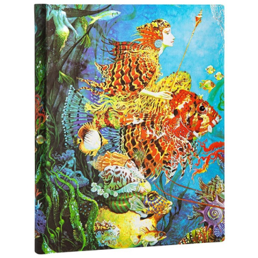Caderno 14x18 Pautado 72fls 120gr Sea Fantasy Midi Pb5471-9 Paperblanks