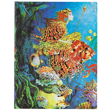 Caderno 18x23 Pautado 72fls 120gr Sea Fantasies Ultra Pb5469-6 Paperblanks