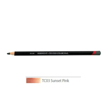 Lápis Carvão Sunset Pink Tc03 Derwent
