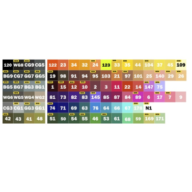 Marcador Grafduo 48 Yellow Green Cis