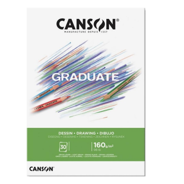 Bloco Desenho Graduate A4 160g 30fls 400110365 Canson