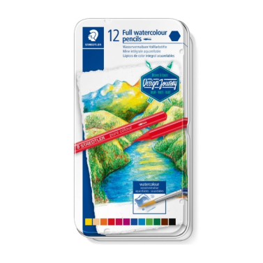 Estojo Lápis de Cor Aquarelavel C/12 Progresso Design Journey Staedtler