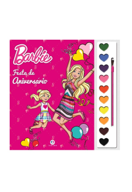 Aquarela - Barbie - Festa de Aniversario