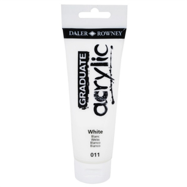 Tinta Acrilica 120ml Graduate Branco Titanio 011 Daler & Rowney