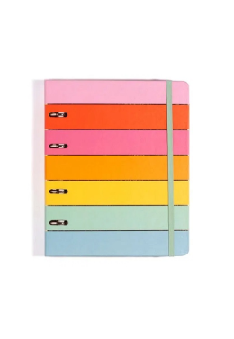 Caderno Argolado Criativo Todas Juntas 17X24cm Arco Iris Cicero