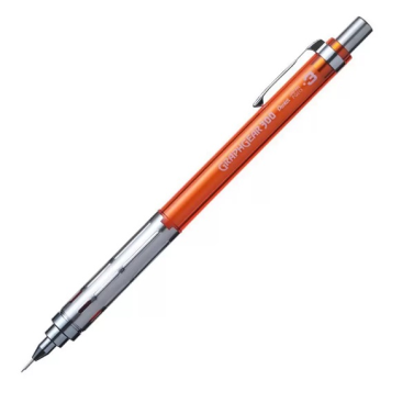 Lapiseira 0,3mm Graphgear 300 Laranja Pentel