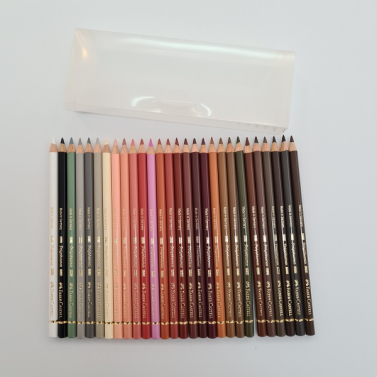 Kit Polychromos Tons de Pele By Sheila Giovanni C/28 Faber